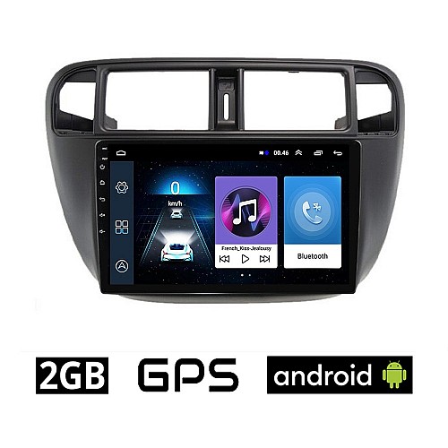 HONDA CIVIC (1996 - 2000) Android οθόνη αυτοκίνητου 2GB με GPS WI-FI (ηχοσύστημα αφής 9" ιντσών OEM Youtube Playstore MP3 USB Radio Bluetooth Mirrorlink εργοστασιακή, 4x60W, AUX) HN356-2GB