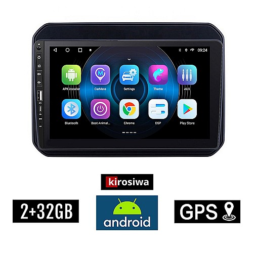 SUZUKI IGNIS (μετά το 2016) Android οθόνη αυτοκίνητου 2GB με GPS WI-FI (ηχοσύστημα αφής 9" ιντσών OEM Youtube Playstore MP3 USB Radio Bluetooth Mirrorlink εργοστασιακή, Navi, 4x60W) WR7078368