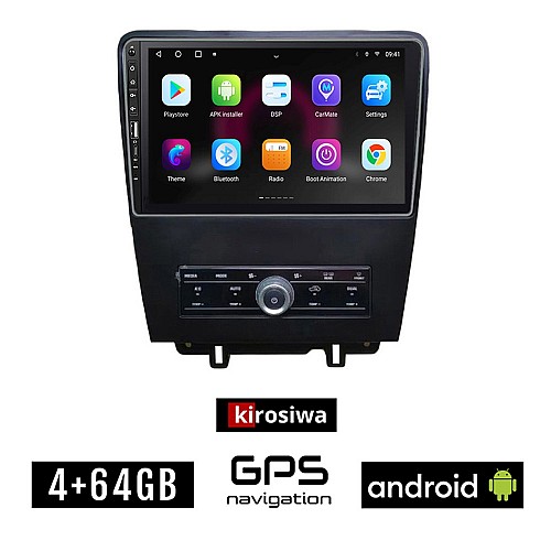 FORD MUSTANG (2010 - 2015) Android οθόνη αυτοκίνητου 4GB με GPS WI-FI (ηχοσύστημα αφής 9" ιντσών OEM Youtube Playstore MP3 USB Radio Bluetooth Mirrorlink εργοστασιακή, 4x60W, Navi)