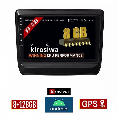 KIROSIWA 8GB + 128GB ISUZU D-MAX (μετά το 2021) Android οθόνη αυτοκίνητου με GPS WI-FI (ηχοσύστημα αφής 9" ιντσών OEM Youtube Playstore MP3 USB Radio Bluetooth Mirrorlink DSP Apple Carplay Android Auto 4G Sim Card 4x60W, AUX) KL-1240