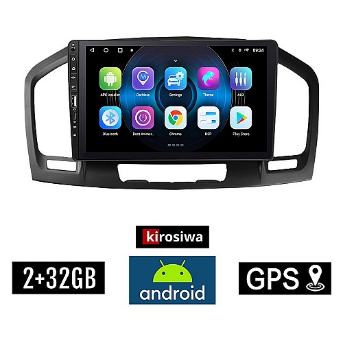 OPEL INSIGNIA (2008 - 2013) Android οθόνη αυτοκίνητου 2GB με GPS WI-FI (ηχοσύστημα αφής 9" ιντσών OEM Youtube Playstore MP3 USB Radio Bluetooth Mirrorlink εργοστασιακή 4x60W, Navi) WR7078293
