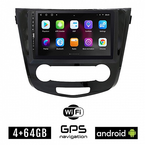 NISSAN X-TRAIL (μετά το 2014) Android οθόνη αυτοκίνητου 4GB με GPS WI-FI (ηχοσύστημα αφής 9" ιντσών OEM Youtube Playstore MP3 USB Radio Bluetooth Mirrorlink εργοστασιακή, 4x60W, Navi)