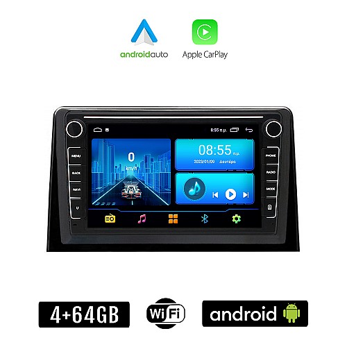 OPEL COMBO (μετά το 2018) Android οθόνη αυτοκίνητου 4+64GB με GPS WI-FI (ηχοσύστημα αφής 8" ιντσών 4GB CarPlay Android Auto Car Play Youtube Playstore MP3 USB Radio Bluetooth Mirrorlink εργοστασιακή, 4x60W, Navi)