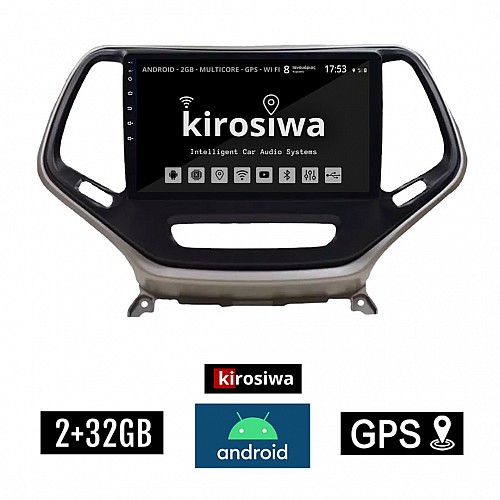 KIROSIWA 2+32GB JEEP GRAND CHEROKEE (μετά το 2014) Android οθόνη αυτοκίνητου 2GB με GPS WI-FI (ηχοσύστημα αφής 10" ιντσών OEM Youtube Playstore MP3 USB Radio Bluetooth Mirrorlink εργοστασιακή, 4x60W, AUX) CR-5893