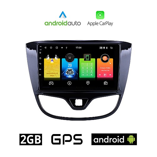 OPEL KARL (2014 - 2019) Android οθόνη αυτοκίνητου 2GB με GPS WI-FI (ηχοσύστημα αφής 10" ιντσών OEM Android Auto Apple Carplay Youtube Playstore MP3 USB Radio Bluetooth Mirrorlink εργοστασιακή, 4x60W, AUX)