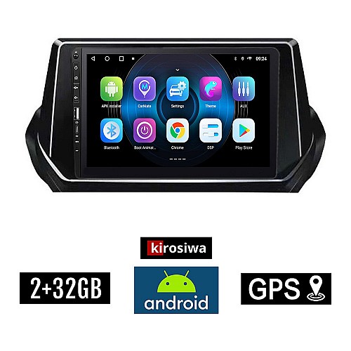 PEUGEOT 208 - 2008 (μετά το 2020) Android οθόνη αυτοκίνητου 2GB με GPS WI-FI (ηχοσύστημα αφής 9" ιντσών OEM Youtube Playstore MP3 USB Radio Bluetooth Mirrorlink εργοστασιακή, 4x60W, Navi) WR7078304