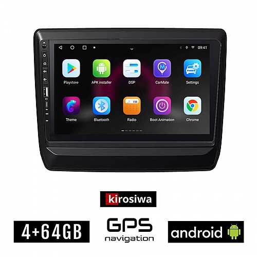 ISUZU D-MAX (μετά το 2021) Android οθόνη αυτοκίνητου 4GB με GPS WI-FI (ηχοσύστημα αφής 9" ιντσών OEM Youtube Playstore MP3 USB Radio Bluetooth Mirrorlink εργοστασιακή, 4x60W, Navi)
