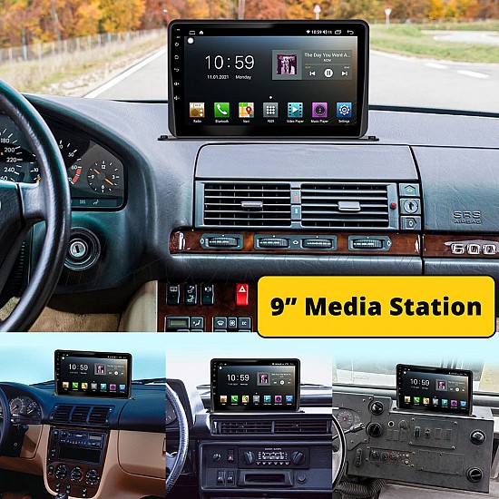 Βάση ταμπλό για τοποθέτηση 9 ιντσών οθόνης ή tablet αυτοκινήτου (android πρόσοψη frame 9 inch dashboard 9 universal στήριξης radio fascia αμάξι φορτηγό επαγγελματικό dash truck android van gps πλοηγός) R1645