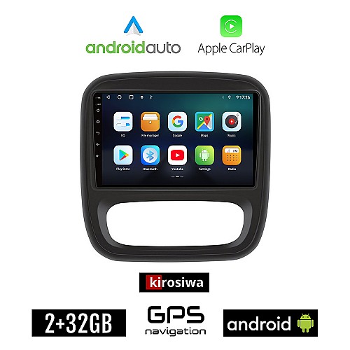 KIROSIWA FIAT TALENTO (μετά το 2016) Android οθόνη αυτοκίνητου 2GB με GPS WI-FI (ηχοσύστημα αφής 9" ιντσών OEM Android Auto Apple Carplay Youtube Playstore MP3 USB Radio Bluetooth Mirrorlink εργοστασιακή, 4x60W, AUX)