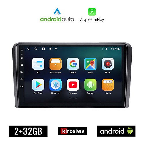 KIROSIWA HONDA  JAZZ (μετά το 2019) Android οθόνη αυτοκίνητου 2GB με GPS WI-FI (ηχοσύστημα αφής 10" ιντσών OEM Android Auto Apple Carplay Youtube Playstore MP3 USB Radio Bluetooth Mirrorlink εργοστασιακή, 4x60W, AUX)