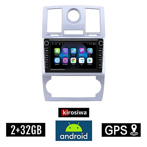 CHRYSLER 300C (2005-2010) Android οθόνη αυτοκίνητου 2GB με GPS WI-FI (ηχοσύστημα αφής 8" ιντσών OEM Youtube Playstore MP3 USB Radio Bluetooth Mirrorlink εργοστασιακή, 4x60W, Navi)