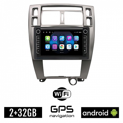 HYUNDAI TUCSON (2004 - 2010) Android οθόνη αυτοκίνητου 2GB με GPS WI-FI (ηχοσύστημα αφής 8" ιντσών OEM Youtube Playstore MP3 USB Radio Bluetooth Mirrorlink εργοστασιακή, 4x60W, Navi)