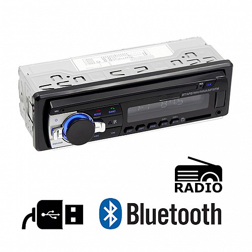 Ηχοσύστημα αυτοκινήτου με ράδιο, USB, SD Card και Bluetooth (ανοιχτή ακρόαση, 1DIN, JSD-530, 1 DIN MP3, SDcard, Universal, Multimedia, 4x60W) JSD-530