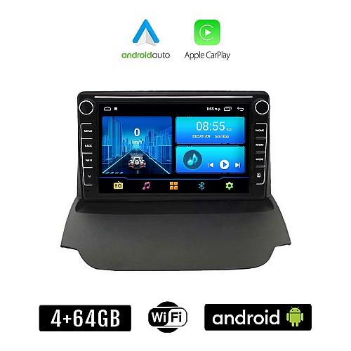 FORD ECOSPORT (2012 - 2018) Android οθόνη αυτοκίνητου 4+64GB με GPS WI-FI (ηχοσύστημα αφής 8" ιντσών 4GB CarPlay Android Auto Car Play Youtube Playstore MP3 USB Radio Bluetooth Mirrorlink εργοστασιακή 4x60W, Navi)