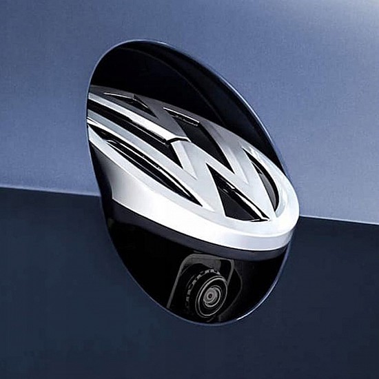 Κάμερα οπισθοπορείας για VW Volkswagen Golf 6 VI Passat με λογότυπο που ανασηκώνεται αυτόματα (εργοστασιακού τύπου Eos camera logo όπισθεν πορτ μπαγκάζ oem universal αυτοκίνητo αμάξι 360 μοιρών Android 1 DIN 2 DIN reverse)