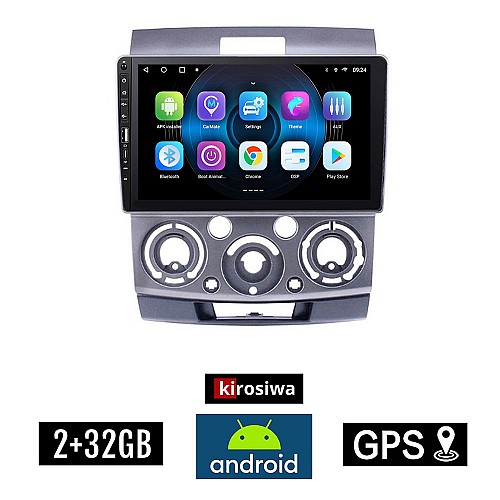 MAZDA BT-50 (2006-2011) Android οθόνη αυτοκίνητου 2GB με GPS WI-FI (ηχοσύστημα αφής 9" ιντσών OEM Youtube Playstore MP3 USB Radio Bluetooth Mirrorlink εργοστασιακή, 4x60W, Navi) WR7078210