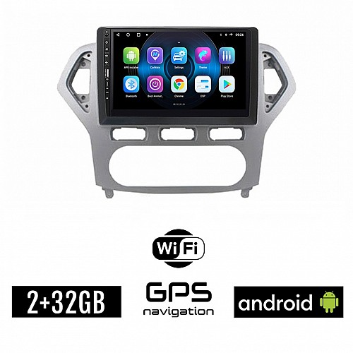 FORD MONDEO (2007 - 2010) Android οθόνη αυτοκίνητου 2GB με GPS WI-FI (ηχοσύστημα αφής 9" ιντσών OEM Youtube Playstore MP3 USB Radio Bluetooth Mirrorlink εργοστασιακή, 4x60W, Navi) WR7078085