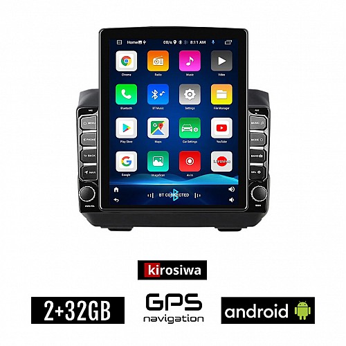 KIROSIWA DODGE (μετά το 2007) Android οθόνη αυτοκίνητου 2GB με GPS WI-FI (ηχοσύστημα αφής 9.7" ιντσών OEM Youtube Playstore MP3 USB Radio Bluetooth Mirrorlink εργοστασιακή, 4x60W, AUX)