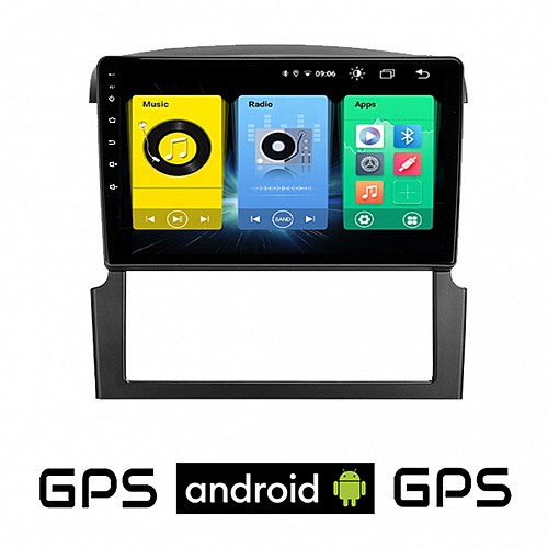 KIA SORENTO 2006-2009 Android οθόνη αυτοκίνητου με GPS WI-FI (ηχοσύστημα αφής 9" ιντσών OEM Youtube Playstore MP3 USB Radio Bluetooth Mirrorlink εργοστασιακή, 4x60W, AUX)