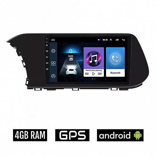 HYUNDAI i20 (μετά το 2021) Android οθόνη αυτοκίνητου 4GB με GPS WI-FI (ηχοσύστημα αφής 10" ιντσών OEM Youtube Playstore MP3 USB Radio Bluetooth Mirrorlink εργοστασιακή, 4x60W, AUX) HY120-4GB