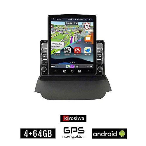 KIROSIWA FORD ECOSPORT (2012 - 2018) Android οθόνη αυτοκίνητου 4GB με GPS WI-FI (ηχοσύστημα αφής 9.7" ιντσών OEM Youtube Playstore MP3 USB Radio 4+64GB Bluetooth Mirrorlink εργοστασιακή 4x60W, AUX)