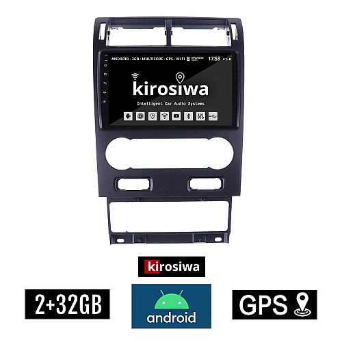 KIROSIWA 2+32GB FORD MONDEO (2003 - 2006) Android οθόνη αυτοκίνητου 2GB με GPS WI-FI (ηχοσύστημα αφής 9" ιντσών OEM Youtube Playstore MP3 USB Radio Bluetooth Mirrorlink εργοστασιακή, 4x60W, AUX) AC-43926