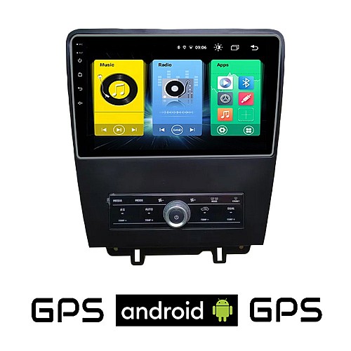 FORD MUSTANG (2010 - 2015) Android οθόνη αυτοκίνητου με GPS WI-FI (ηχοσύστημα αφής 9" ιντσών OEM Youtube Playstore MP3 USB Radio Bluetooth Mirrorlink εργοστασιακή, 4x60W, AUX) FR216