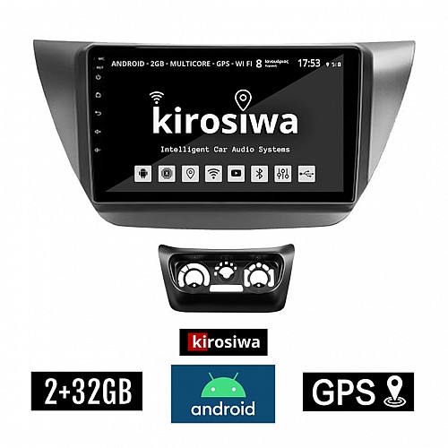 KIROSIWA 2+32GB MITSUBISHI LANCER (2000 - 2007) Android οθόνη αυτοκίνητου 2GB με GPS WI-FI (ηχοσύστημα αφής 9" ιντσών OEM Youtube Playstore MP3 USB Radio Bluetooth Mirrorlink εργοστασιακή, 4x60W, AUX) AC-2565