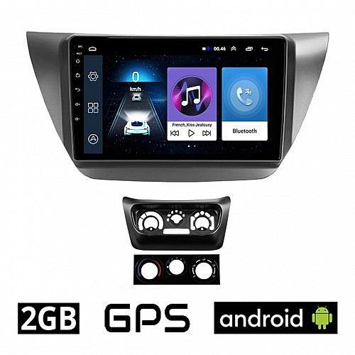 MITSUBISHI LANCER (2000 - 2007) Android οθόνη αυτοκίνητου 2GB με GPS WI-FI (ηχοσύστημα αφής 9" ιντσών OEM Youtube Playstore MP3 USB Radio Bluetooth Mirrorlink εργοστασιακή, 4x60W, AUX) MIT508-2GB