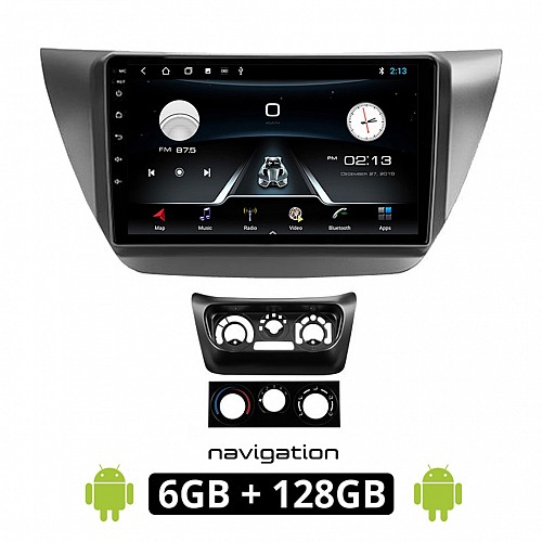 MITSUBISHI LANCER (2000 - 2007) Android οθόνη αυτοκίνητου 6GB με GPS WI-FI (ηχοσύστημα αφής 9" ιντσών OEM Youtube Playstore MP3 USB Radio Bluetooth Mirrorlink εργοστασιακή, 4x60W, AUX) MIT508-6GB