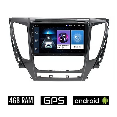 MITSUBISHI PAJERO (μετά το 2013) Android οθόνη αυτοκίνητου 4GB με GPS WI-FI (ηχοσύστημα αφής 9" ιντσών OEM Youtube Playstore MP3 USB Radio Bluetooth Mirrorlink εργοστασιακή, 4x60W, AUX) MIT608-4GB