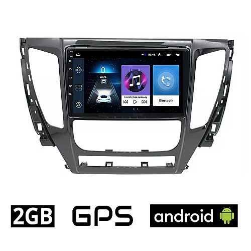 MITSUBISHI PAJERO (μετά το 2013) Android οθόνη αυτοκίνητου 2GB με GPS WI-FI (ηχοσύστημα αφής 9" ιντσών OEM Youtube Playstore MP3 USB Radio Bluetooth Mirrorlink εργοστασιακή, 4x60W, AUX) MIT608-2GB