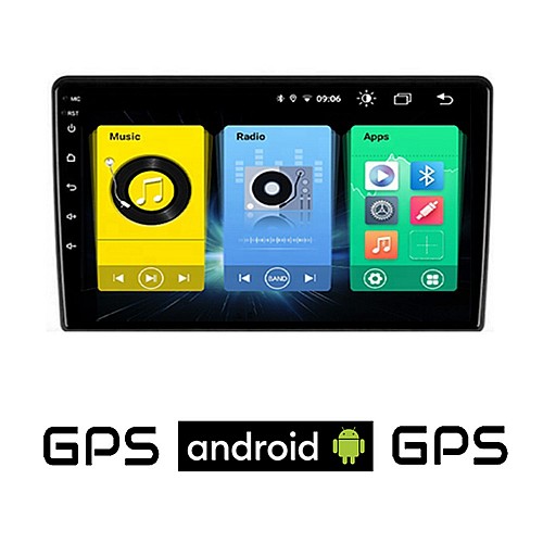 SSANGYONG REXTON (2002-2006) Android οθόνη αυτοκίνητου με GPS WI-FI (ηχοσύστημα αφής 9" ιντσών OEM Youtube Playstore MP3 USB Radio Bluetooth Mirrorlink εργοστασιακή, 4x60W, AUX) SS23