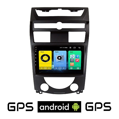 SSANGYONG REXTON (2006-2015) Android οθόνη αυτοκίνητου με GPS WI-FI (ηχοσύστημα αφής 9" ιντσών OEM Youtube Playstore MP3 USB Radio Bluetooth Mirrorlink εργοστασιακή, 4x60W, AUX) SS25