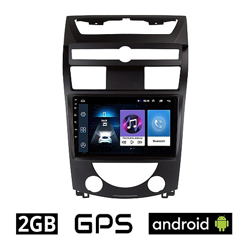 SSANGYONG REXTON (2006-2015) Android οθόνη αυτοκίνητου 2GB με GPS WI-FI (ηχοσύστημα αφής 9" ιντσών OEM Youtube Playstore MP3 USB Radio Bluetooth Mirrorlink εργοστασιακή, 4x60W, AUX) SS25-2GB