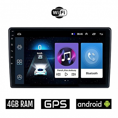 CHEVROLET AVEO (2002 - 2011) Android οθόνη αυτοκίνητου 4GB με GPS WI-FI (ηχοσύστημα αφής 10" ιντσών OEM Youtube Playstore MP3 USB Radio Bluetooth Mirrorlink εργοστασιακή, 4x60W, AUX)