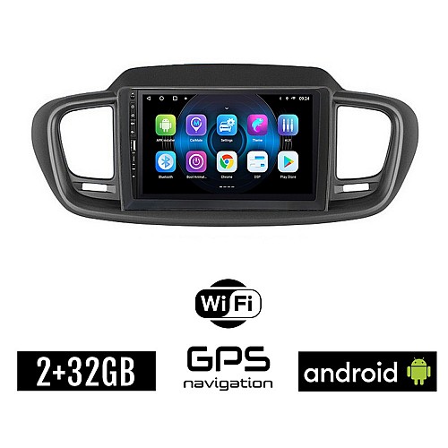 KIA SORENTO (2015 - 2020) Android οθόνη αυτοκίνητου 2GB με GPS WI-FI (ηχοσύστημα αφής 9" ιντσών OEM Youtube Playstore MP3 USB Radio Bluetooth Mirrorlink εργοστασιακή, 4x60W, Navi) WR7078182
