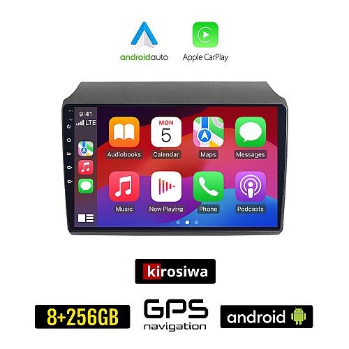 KIROSIWA FIAT DUCATO (2006-2014) Android οθόνη αυτοκίνητου 8GB + 256GB με GPS WI-FI (ηχοσύστημα αφής 9" ιντσών Android Auto Apple Carplay Youtube Playstore MP3 USB Radio Bluetooth Mirrorlink εργοστασιακή, 4x60W, AUX)