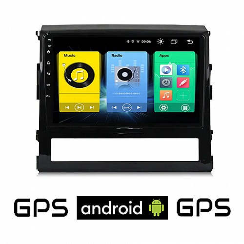 TOYOTA LANDCRUISER (2016-2019) Android οθόνη αυτοκίνητου με GPS WI-FI (ηχοσύστημα αφής 9" ιντσών OEM Youtube Playstore MP3 USB Radio Bluetooth Mirrorlink εργοστασιακή, 4x60W, AUX)