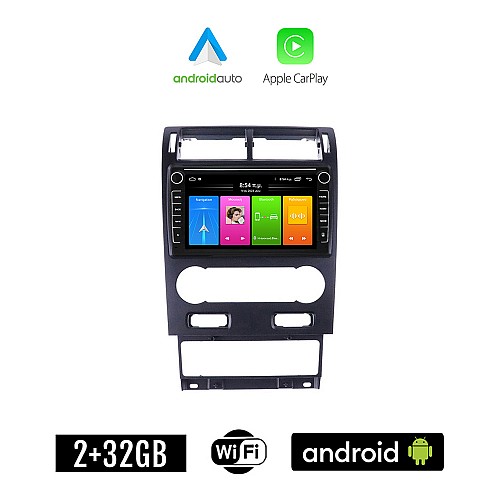 FORD MONDEO (2003 - 2006) Android οθόνη αυτοκίνητου 2GB με GPS WI-FI (ηχοσύστημα αφής 8" ιντσών Apple CarPlay Android Auto Car Play Youtube Playstore MP3 USB Radio Bluetooth Mirrorlink εργοστασιακή, 4x60W, Navi)
