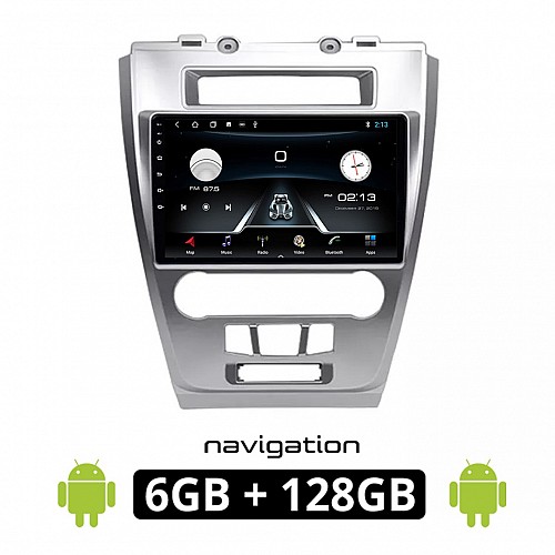FORD FUSION 2012-2017 Android οθόνη αυτοκίνητου 6GB με GPS WI-FI (ηχοσύστημα αφής 10" ιντσών OEM Youtube Playstore MP3 USB Radio Bluetooth Mirrorlink εργοστασιακή, AUX, 4x60W) FR364-6GB