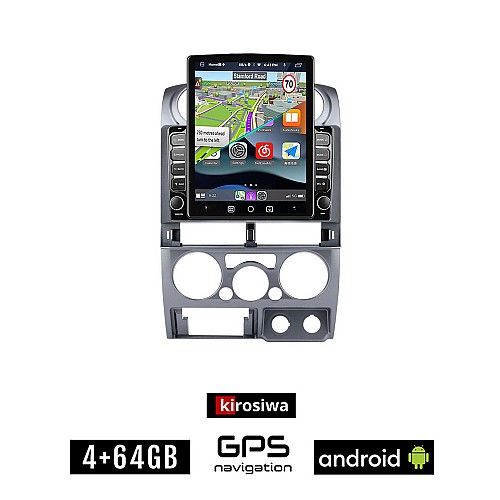 KIROSIWA ISUZU D-MAX (2008-2012) Android οθόνη αυτοκίνητου 4GB με GPS WI-FI (ηχοσύστημα αφής 9.7" ιντσών OEM Youtube Playstore MP3 USB Radio 4+64GB Bluetooth Mirrorlink εργοστασιακή, 4x60W, AUX)