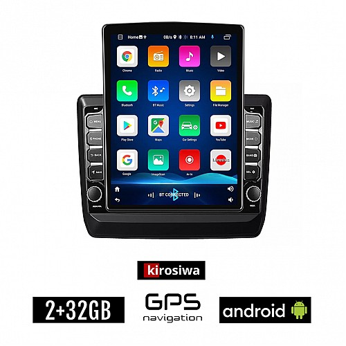 KIROSIWA ISUZU D-MAX (μετά το 2021) Android οθόνη αυτοκίνητου 2GB με GPS WI-FI (ηχοσύστημα αφής 9.7" ιντσών OEM Youtube Playstore MP3 USB Radio Bluetooth Mirrorlink εργοστασιακή, 4x60W, AUX)