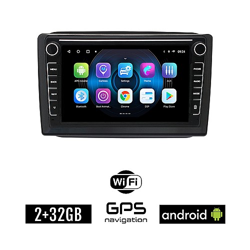 SKODA FABIA (2007-2015) Android οθόνη αυτοκίνητου 2GB με GPS WI-FI (ηχοσύστημα αφής 8" ιντσών OEM Youtube Playstore MP3 USB Radio Bluetooth Mirrorlink εργοστασιακή, 4x60W)