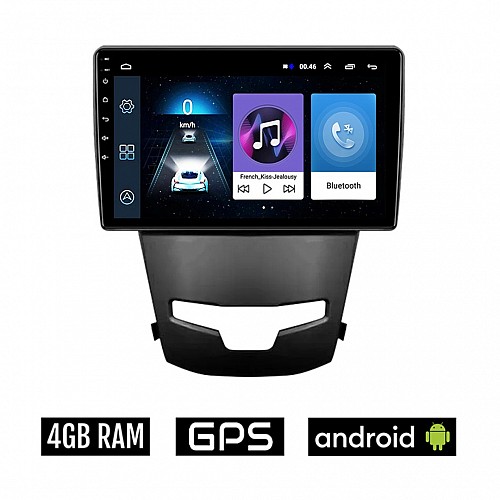 SSANGYONG KORANDO (μετά το 2014) Android οθόνη αυτοκίνητου 4GB με GPS WI-FI (ηχοσύστημα αφής 9" ιντσών OEM Youtube Playstore MP3 USB Radio Bluetooth Mirrorlink εργοστασιακή, 4x60W, AUX) SS24-4GB