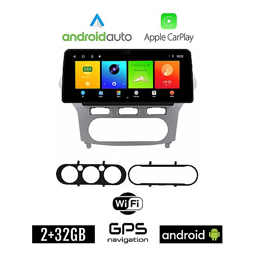 FORD MONDEO (2007 - 2010) Android οθόνη αυτοκίνητου 2GB (+32GB) με GPS WI-FI (ηχοσύστημα αφής 12.3" ιντσών OEM Android Auto Apple Carplay Youtube Playstore MP3 USB Radio Bluetooth Mirrorlink εργοστασιακή, 4x60W canbus 12,3 ιντσών)