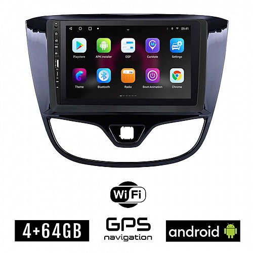 OPEL KARL (2014 - 2019) Android οθόνη αυτοκίνητου 4GB με GPS WI-FI (ηχοσύστημα αφής 9" ιντσών OEM Youtube Playstore MP3 USB Radio Bluetooth Mirrorlink εργοστασιακή, 4x60W, Navi)