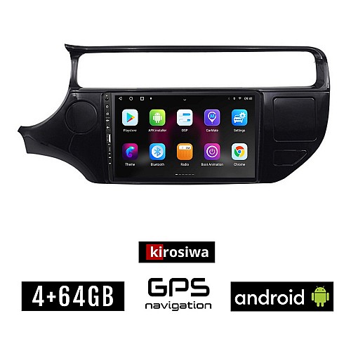 KIA RIO (2015 - 2017) Android οθόνη αυτοκίνητου 4GB με GPS WI-FI (ηχοσύστημα αφής 9" ιντσών OEM Youtube Playstore MP3 USB Radio Bluetooth Mirrorlink εργοστασιακή, 4x60W, Navi)