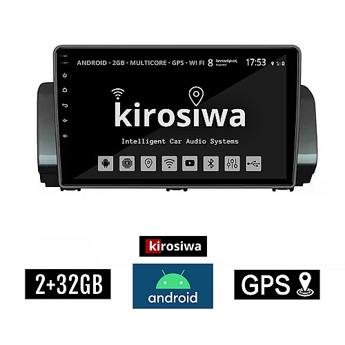 KIROSIWA 2+32GB DACIA LOGAN - SANDERO - JOGGER (μετά το 2020) Android οθόνη αυτοκίνητου 2GB με GPS WI-FI (ηχοσύστημα αφής 9" ιντσών OEM Youtube Playstore MP3 USB Radio Bluetooth Mirrorlink εργοστασιακή, 4x60W, AUX)