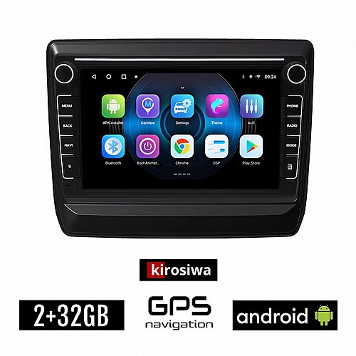 ISUZU D-MAX (μετά το 2021) Android οθόνη αυτοκίνητου 2GB με GPS WI-FI (ηχοσύστημα αφής 8" ιντσών OEM Youtube Playstore MP3 USB Radio Bluetooth Mirrorlink εργοστασιακή, 4x60W, Navi)